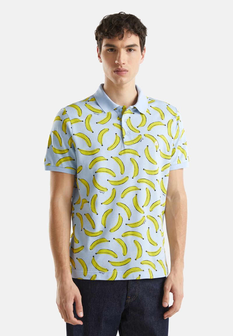 United Colors of Benetton Poloshirt blauw United Colors of Benetton Poloshirt blauw