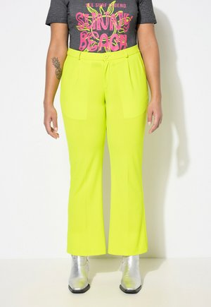 KNOPFVERSCHLUSS - Pantaloni - lime green