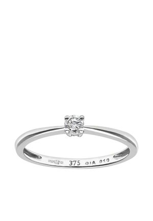 ENGAGEMENT ROUND BRILLIANT DIAMOND WEIGHT - Bague - white gold-coloured