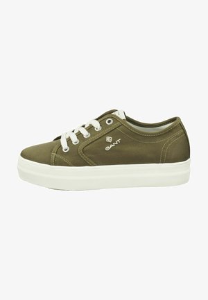 Trainers - dark olive