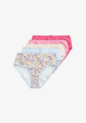 Ulla Popken, 5 PACK OF MIDI BRIEFS - COUNTRY FLORAL - Slip - dark rose