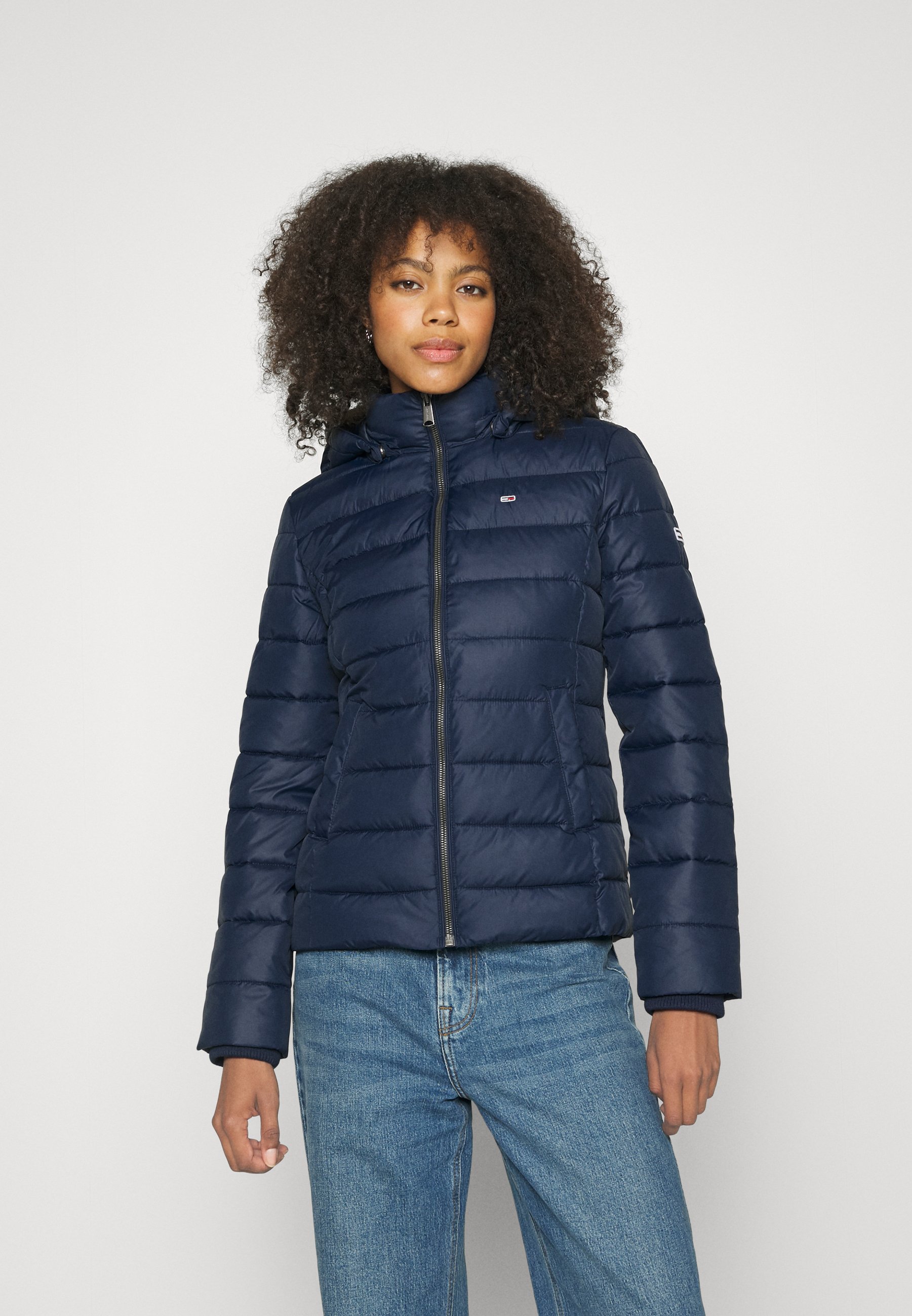 Tommy Jeans BASIC HOODED JACKET - entretiempo - twilight navy/azul - Zalando.es