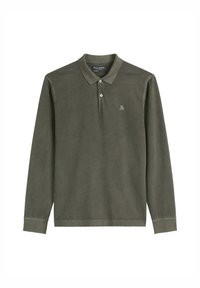 COLLAR DETAILS EMBROIDERY - Long sleeved top - copley brown
