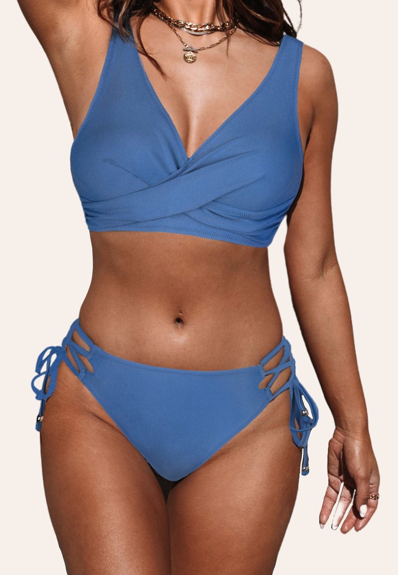 Cupshe SET - Braguita de bikini - blau