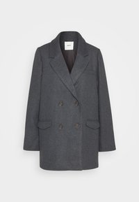 Unselected, dark grey melange