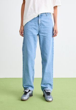 Relaxed fit jeans - bleached denim