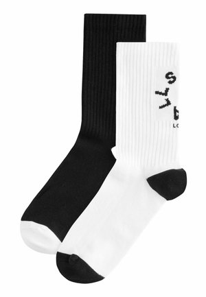 2 PACK - Ponožky - black white