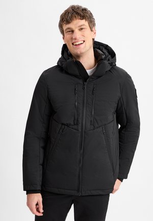 Down coat - schwarz