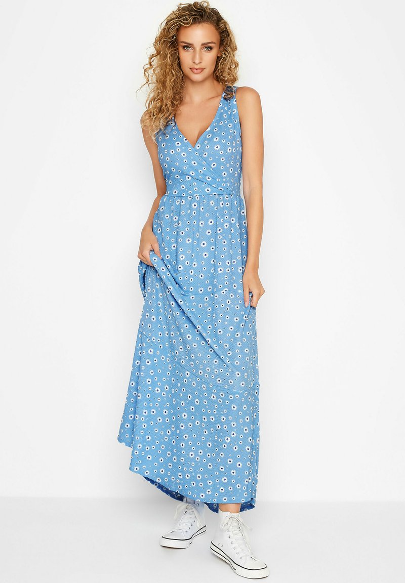 Long Tall Sally DAISY PRINT Robe longue blue/bleu ZALANDO.FR