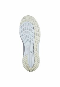 Semelle de sneaker avec un design de semelle à motifs, en matériaux en caoutchouc blanc et gris clair. Taille marquée comme 37 en relief sur le côté.