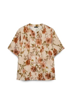 Fiorella Rubino, BLUSA CON STAMPA - Blusa - beige