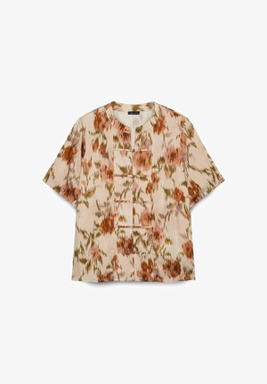 Fiorella Rubino, BLUSA CON STAMPA - Blouse - beige