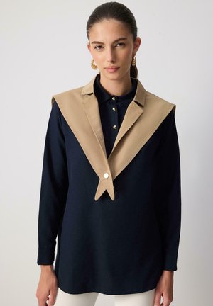 COLLARED - Blúzka - navy blue