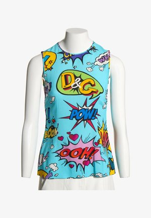 Dolce&Gabbana, T-SHIRT MULTICOLOUR - Blouse - turquoise multi-coloured