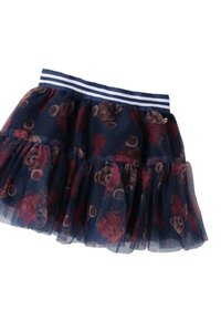 Sarabanda Gonna a campana - navy bordeaux