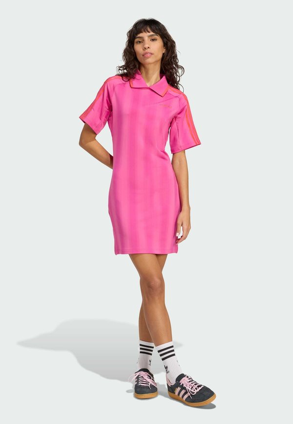FOOTIE  - Jersey dress - semi lucid fuchsia