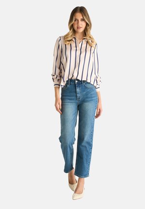 STRIPE - Button-down blouse - navy