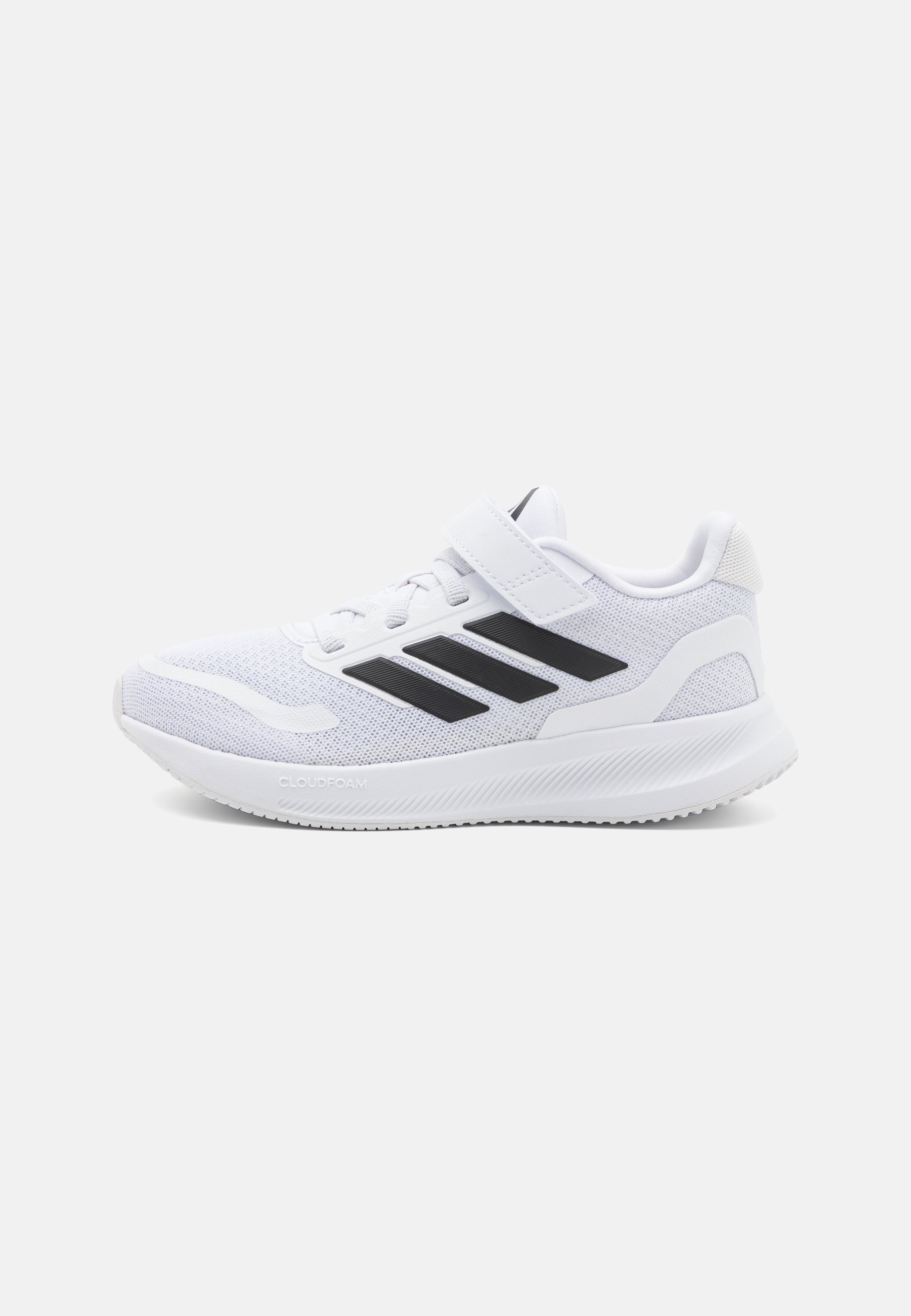 adidas Performance RUNFALCON 5 UNISEX - Road running shoes - footwear white/core  black/white - Zalando.co.uk