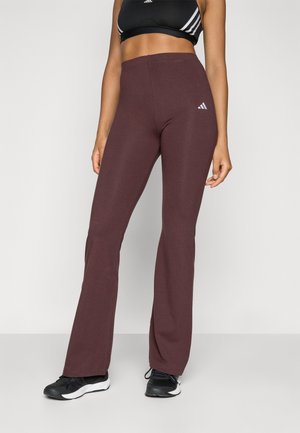 Leggings - shadow brown/white