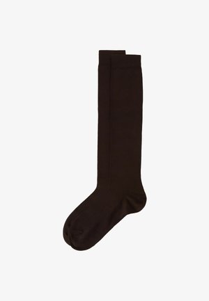 Knee high socks - braun brown