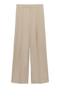 WIDE - PLEATED - Housut - sand