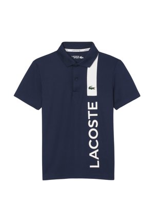 SHORT SLEEVES  - Poloshirt - bleu marine   blanc r