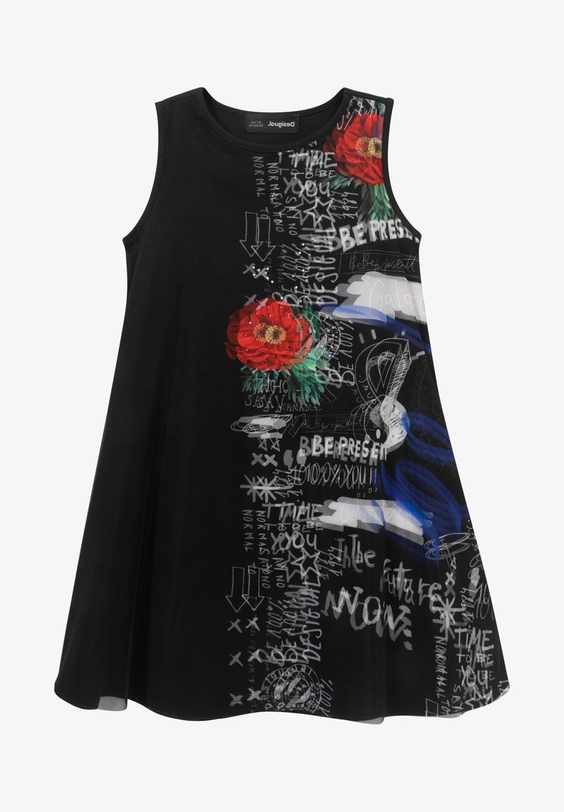Desigual GRACE - Abito in maglia - black