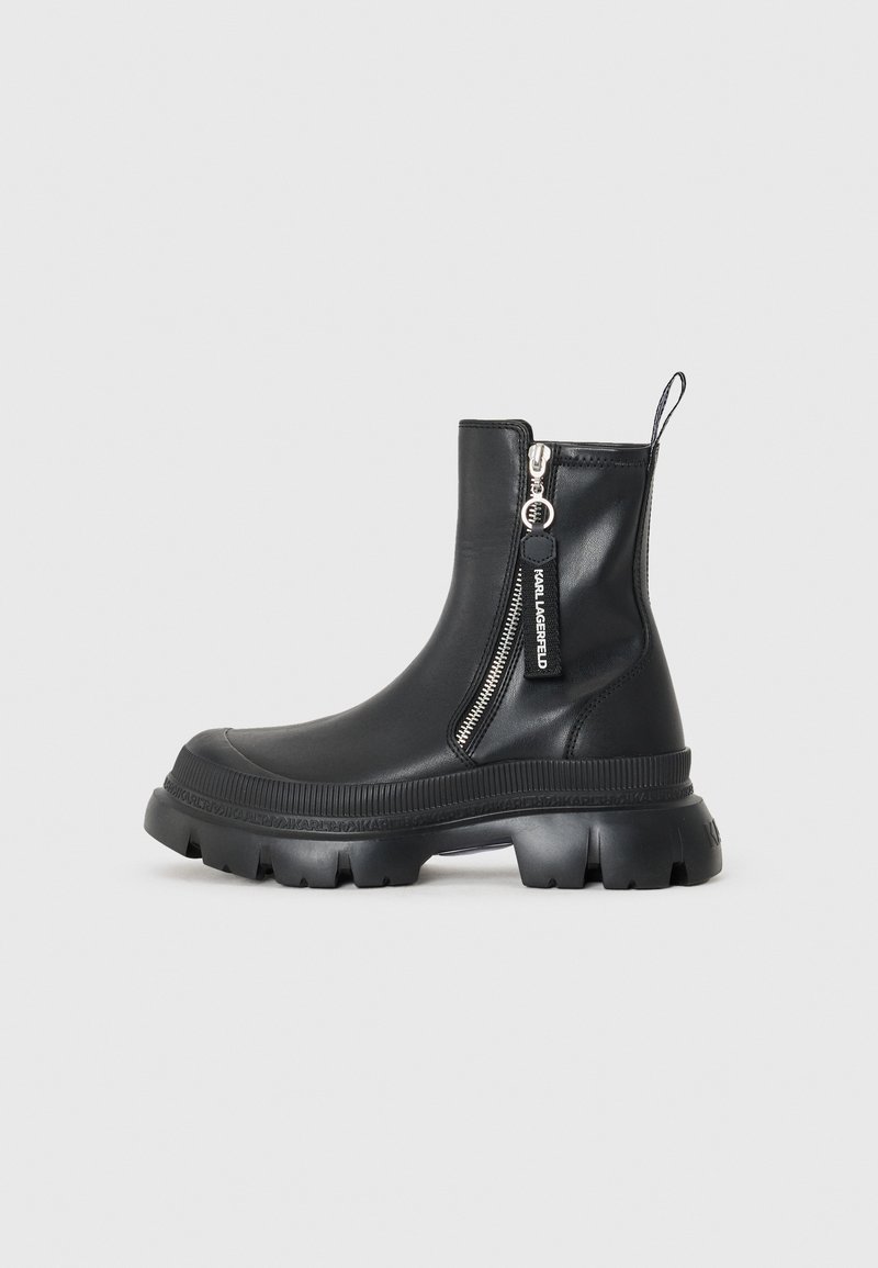 KARL LAGERFELD TREKKA MAX - Bottines compensées - black