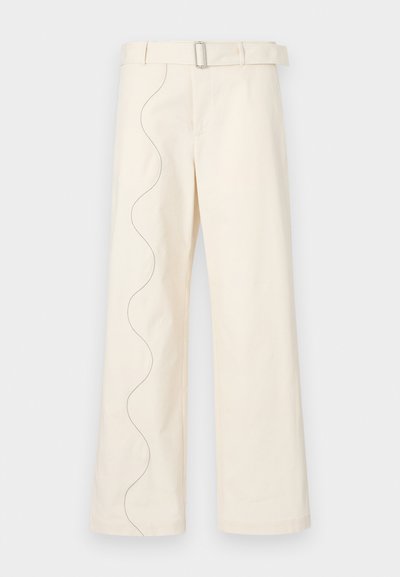 MSGM PANTS - Kelnės - off white