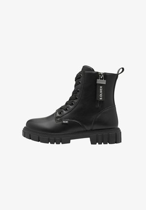 s.Oliver Veterboots - black nappa