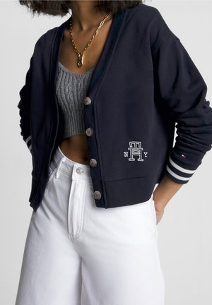 Mikina na zip - dark blue