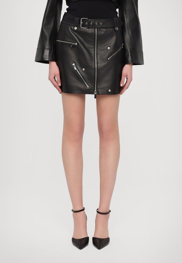 SOFIA  - Leather skirt