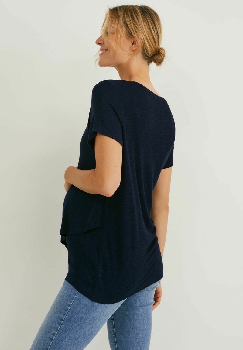 Damen T-Shirts | C&A T-Shirt basic dark blue/dunkelblau - IB32064 Damen T-Shirts | C&A T-Shirt basic dark blue/dunkelblau - IB32064