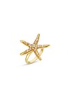 STATEMENT EMBELLISHED STARFISH RING - Prsten - gold-colored