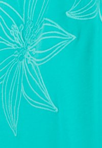 Damart BRODERIE TON SUR TON - Camiseta estampada - turquoise