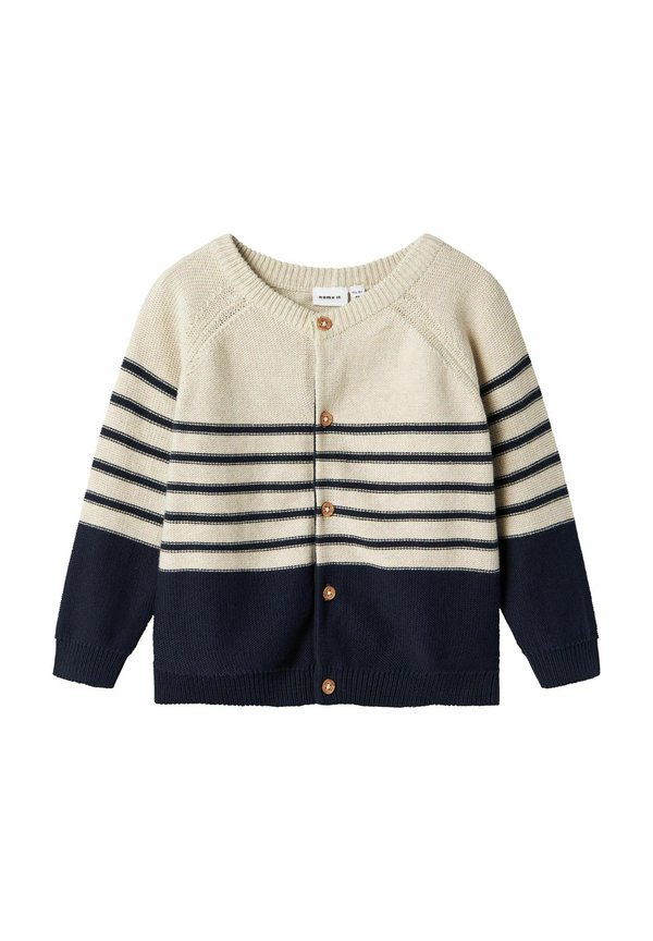 Strickjacke - peyote melange