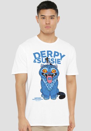 NETFLIX, KPOP DEMON HUNTERS DERPY AND SUSSIE DELIVERY - T-Shirt print - white