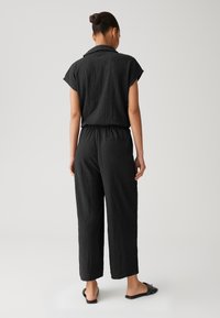 OPUS MID RISE CROPPED WIDE FIT CRASH - Jumpsuit - black