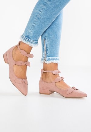Dorothy Perkins, Ballerina's met enkelbandjes - light pink