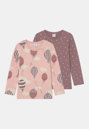 UNICORN DOTS 2 PACK - Maglietta a manica lunga - light dusty pink