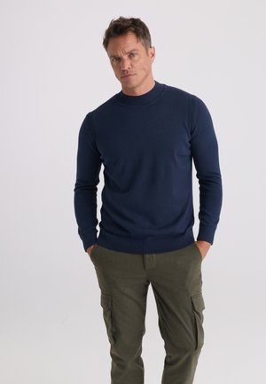 Felix Hardy, HALF TURTLENECK SWEATER - Pullover - dark blue