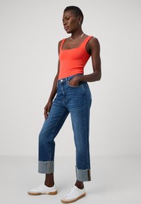 7 for all mankind LOGAN STOVEPIPE EXPLORER - Tiesaus kirpimo džinsai - mid blue