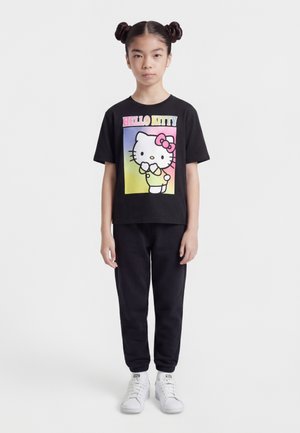 NKFFORMA HELLO BOX - Nyomott mintás póló - black