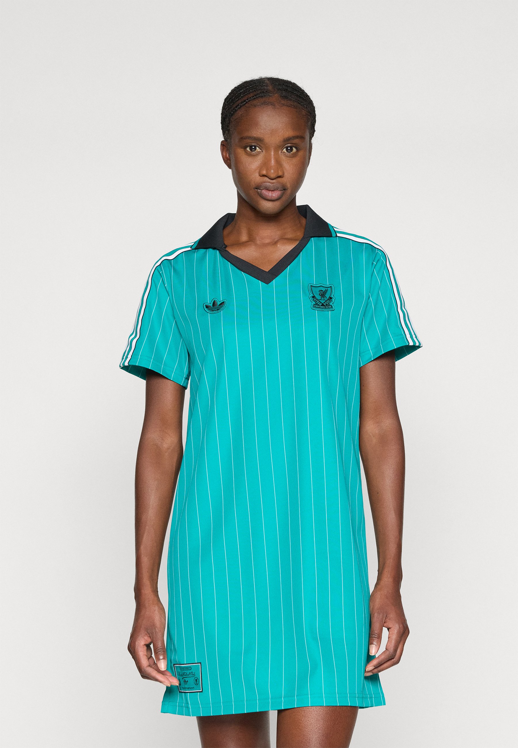 adidas Originals LIVERPOOL FC ICON DRESS - Club wear - sea green/white/green - Zalando.ie adidas Originals LIVERPOOL FC ICON DRESS - Club wear - sea green/white/green - Zalando.ie