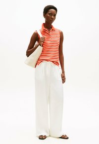 Tommy Hilfiger 1985 SLEEVELESS  - Polo - classic breton orange  ecu