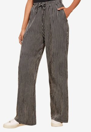 Friends Like These WIDE LEG CRINKLE PRINTED ELASTICATED WAIST - Træningsbukser - black
