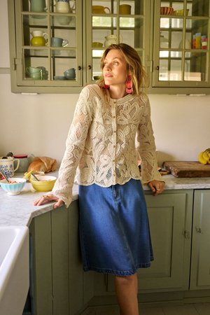 Cream, CRRELON CARDIGAN - Cardigan - nature undyed color