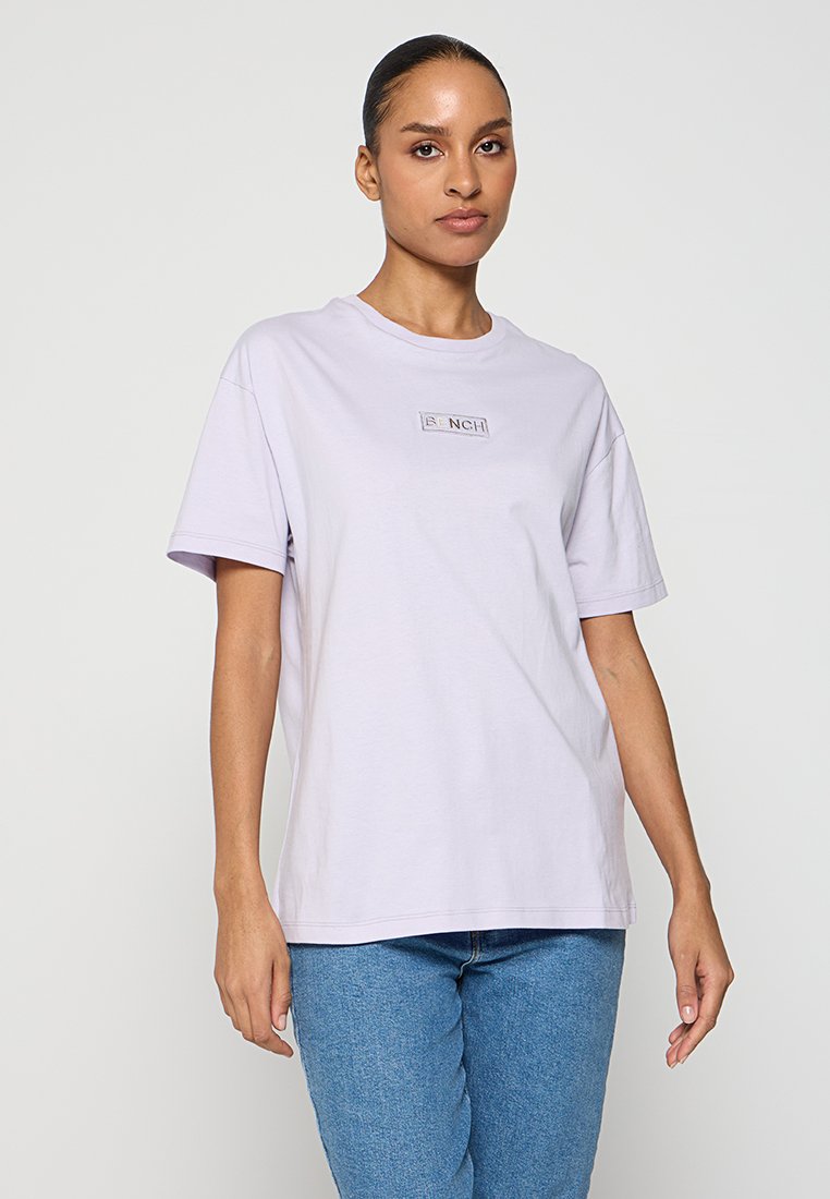 Bench T-shirt basic lila Bench T-shirt basic lila
