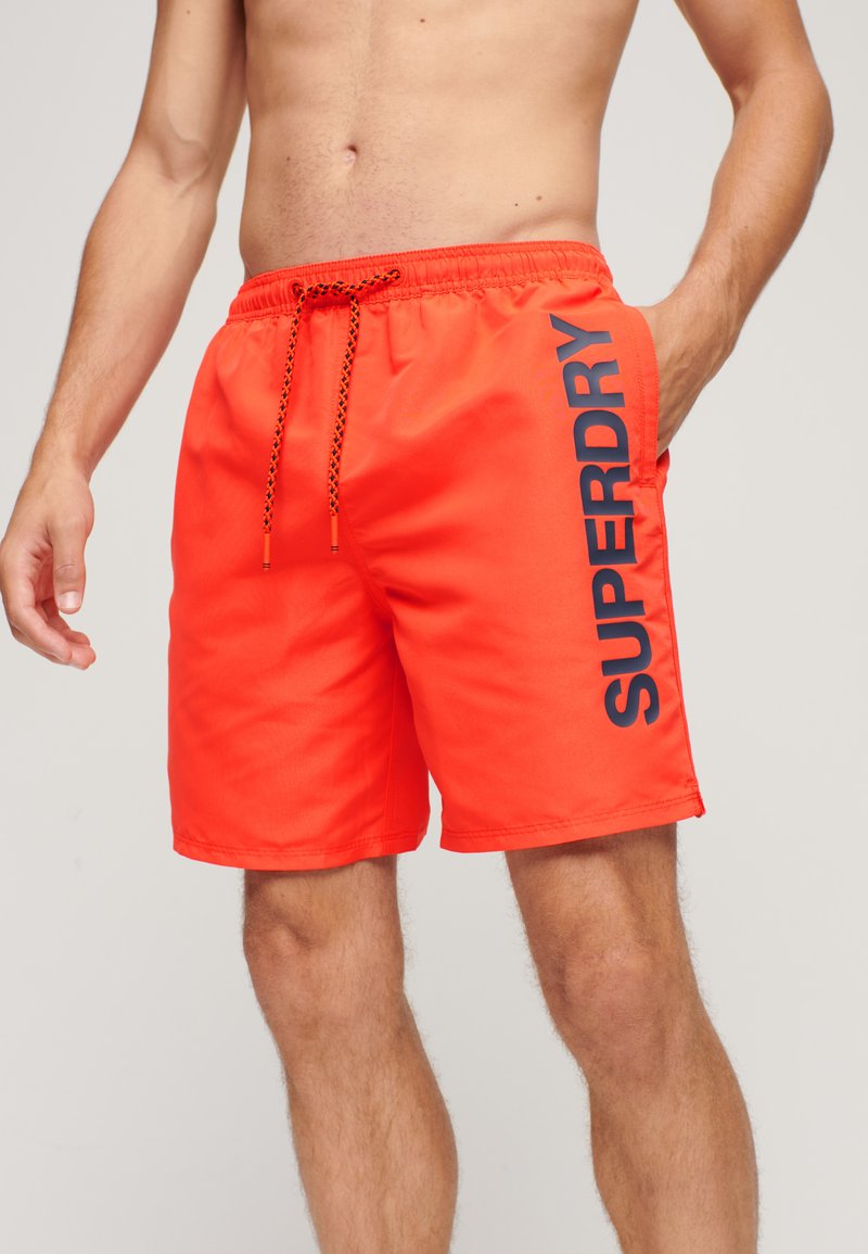 Superdry & Co GRAPHIC - Bañador corto - cherry tomato red