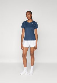Nike Performance FAST TOP - Camiseta deportiva - armory navy/reflective silver